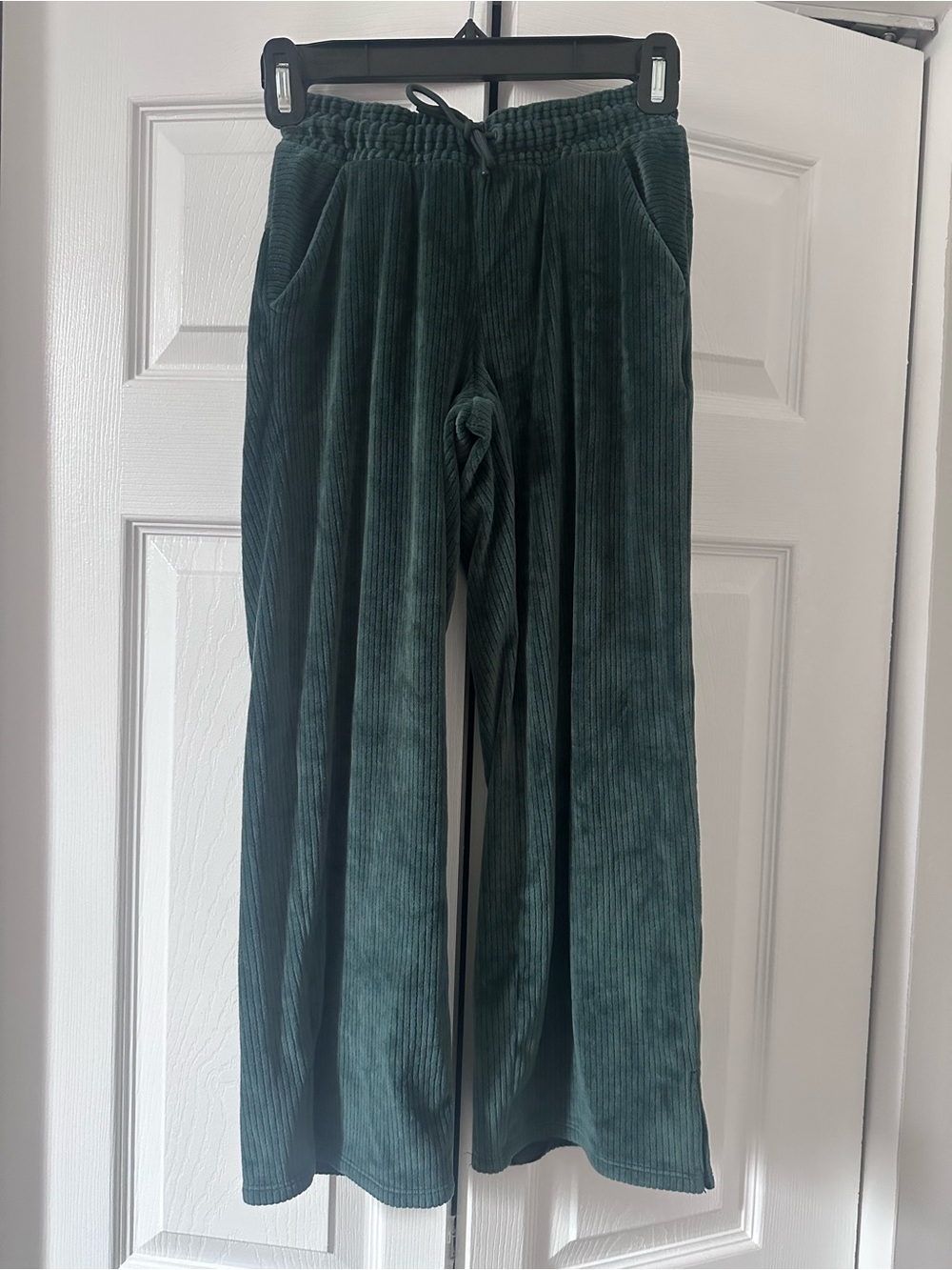 all in motion Forest Green velour Wide-Leg Pants